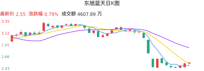整体分析-日K图：东旭蓝天股票整体分析报告