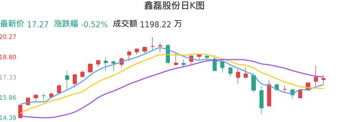 整体分析-日K图：鑫磊股份股票整体分析报告
