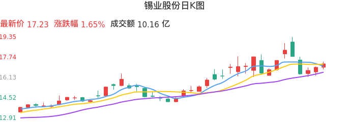 整体分析-日K图：锡业股份股票整体分析报告