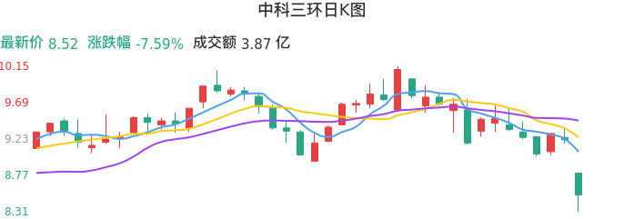 整体分析-日K图：中科三环股票整体分析报告