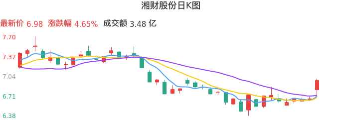 整体分析-日K图：湘财股份股票整体分析报告