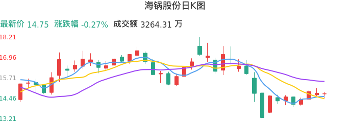 整体分析-日K图：海锅股份股票整体分析报告