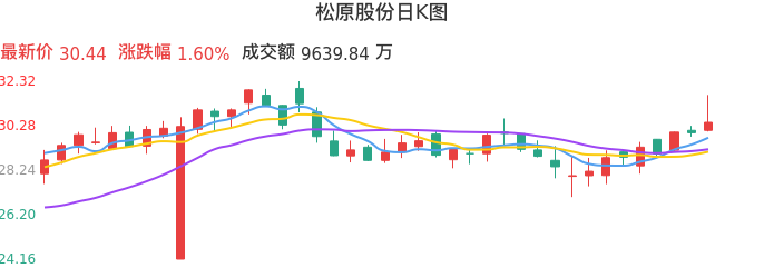 整体分析-日K图：松原股份股票整体分析报告