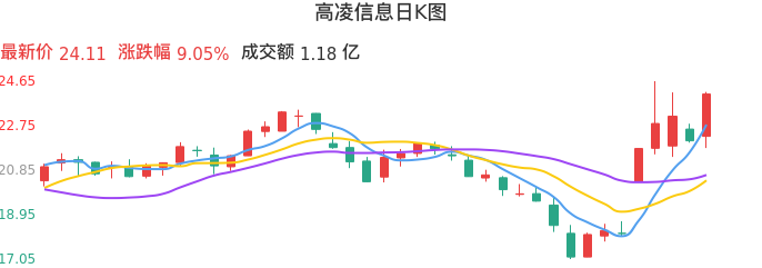整体分析-日K图：高凌信息股票整体分析报告