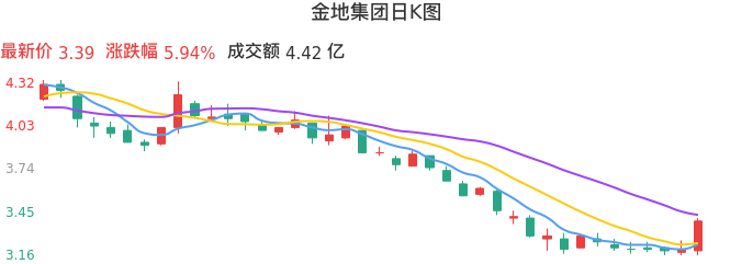 整体分析-日K图:金地集团股票整体分析报告
