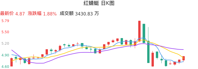 整体分析-日K图：红蜻蜓股票整体分析报告
