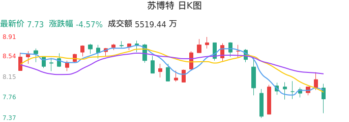 整体分析-日K图：苏博特股票整体分析报告