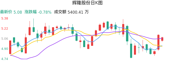 整体分析-日K图：辉隆股份股票整体分析报告