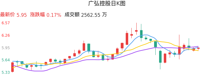 整体分析-日K图：广弘控股股票整体分析报告