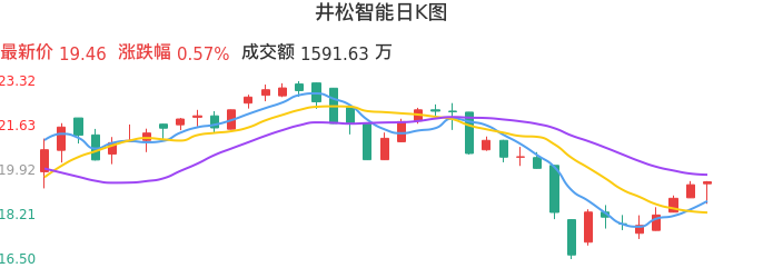 整体分析-日K图：井松智能股票整体分析报告