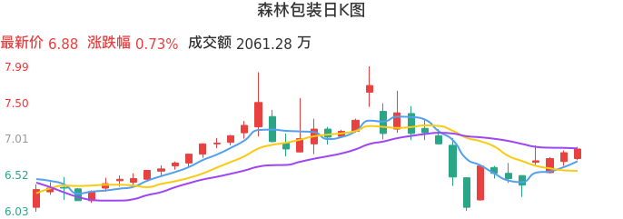 整体分析-日K图：森林包装股票整体分析报告