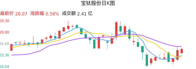 整体分析-日K图：宝钛股份股票整体分析报告
