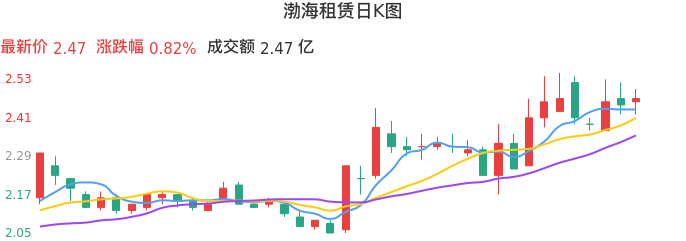 整体分析-日K图：渤海租赁股票整体分析报告
