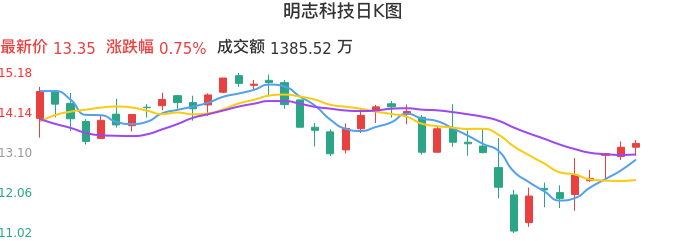 整体分析-日K图：明志科技股票整体分析报告