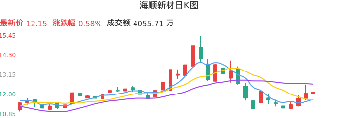 整体分析-日K图：海顺新材股票整体分析报告