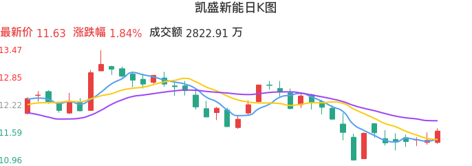 整体分析-日K图：凯盛新能股票整体分析报告