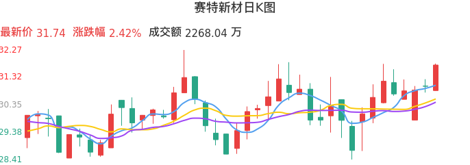整体分析-日K图：赛特新材股票整体分析报告