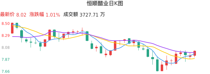整体分析-日K图：恒顺醋业股票整体分析报告