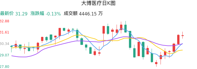 整体分析-日K图：大博医疗股票整体分析报告