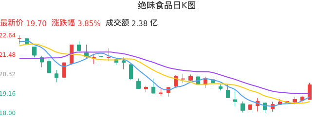 整体分析-日K图：绝味食品股票整体分析报告