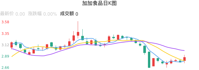 整体分析-日K图：加加食品股票整体分析报告
