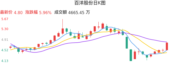 整体分析-日K图：百洋股份股票整体分析报告
