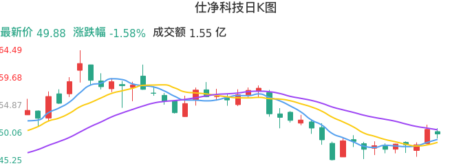 整体分析-日K图：仕净科技股票整体分析报告