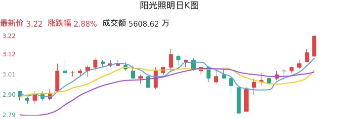 整体分析-日K图：阳光照明股票整体分析报告