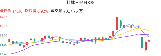 整体分析-日K图：桂林三金股票整体分析报告