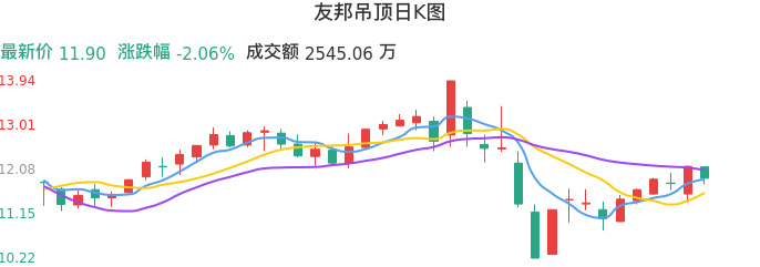 整体分析-日K图：友邦吊顶股票整体分析报告
