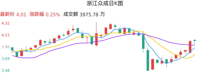 整体分析-日K图：浙江众成股票整体分析报告