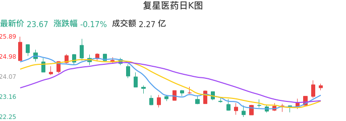 整体分析-日K图:复星医药股票整体分析报告
