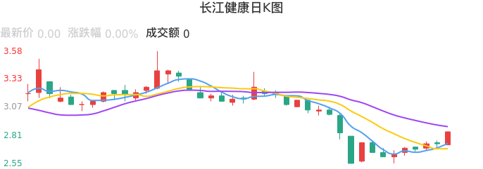 整体分析-日K图：长江健康股票整体分析报告