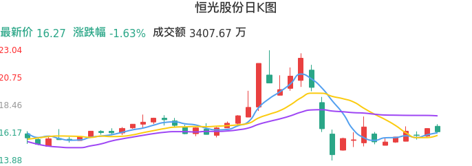 整体分析-日K图：恒光股份股票整体分析报告