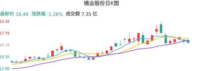 整体分析-日K图:锡业股份股票整体分析报告