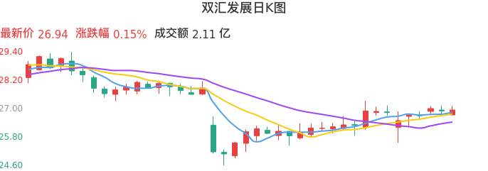 整体分析-日K图:双汇发展股票整体分析报告