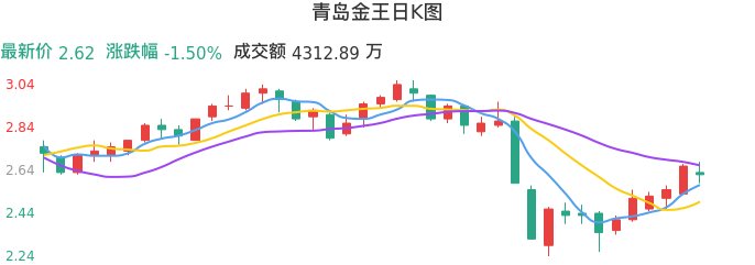 整体分析-日K图：青岛金王股票整体分析报告
