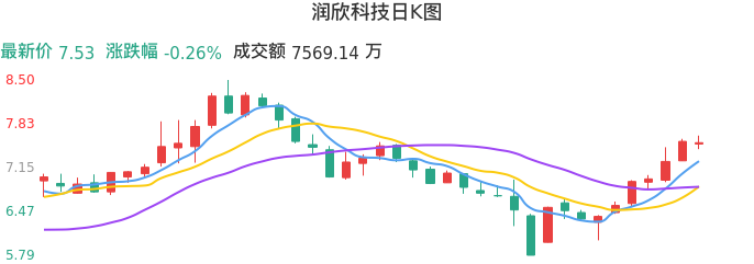 整体分析-日K图：润欣科技股票整体分析报告