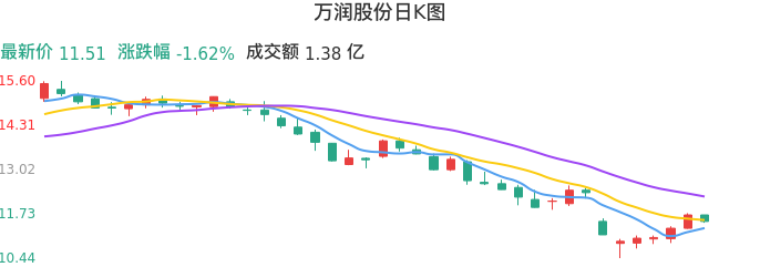 整体分析-日K图：万润股份股票整体分析报告