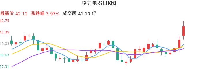整体分析-日K图：格力电器股票整体分析报告