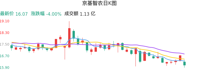 整体分析-日K图：京基智农股票整体分析报告
