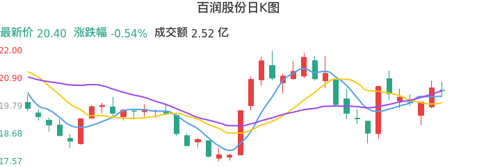 整体分析-日K图：百润股份股票整体分析报告