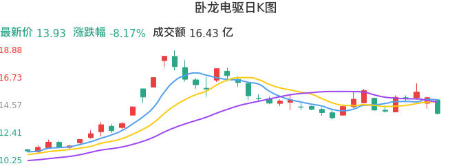 整体分析-日K图：卧龙电驱股票整体分析报告