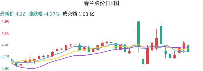 整体分析-日K图:春兰股份股票整体分析报告