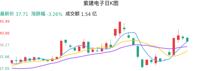 整体分析-日K图：紫建电子股票整体分析报告