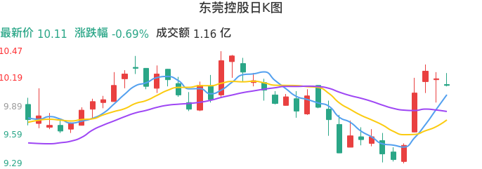 整体分析-日K图：东莞控股股票整体分析报告