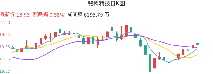 整体分析-日K图：铭科精技股票整体分析报告
