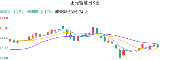 整体分析-日K图：正元智慧股票整体分析报告