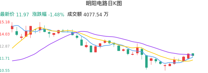 整体分析-日K图：明阳电路股票整体分析报告