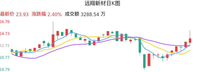 整体分析-日K图：远翔新材股票整体分析报告
